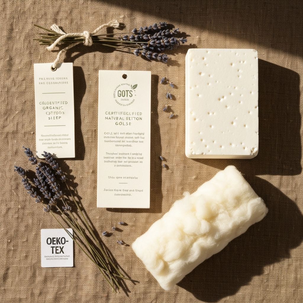 Certified organic and natural materials used in Alaskan King mattresses