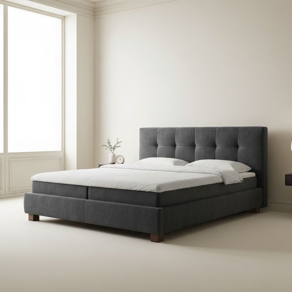 Alaskan King Upholstered Platform Frame — purpose-built for 108 x 108 inch mattress